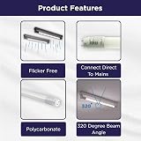 Bright Source 4ft LED T8 Tube 18W 1620lm 6000K Daylight Replacement for 36W view 3