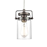 Light Society LS-C236-BZ Topeka Mini Mason Jar
