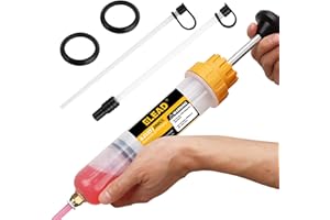 ELEAD 200CC Siphon Pump, Oil Extractor Pump, Oil Pump, Transfer Pump, Fluid Extractor, Fluid Syringe Extractor, Car Vacuum Fuel Transfer, Siphon Pump for Gasoline Hand Cleaner for auto Mechanics