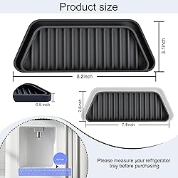 KindGa Refrigerator Drip Catcher Tray,Protector Ice