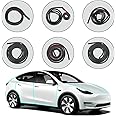 KUNIST for Tesla Model Y Accessories, Rubber Seal Weather Strip Soundproof Noise Insulation Sealing for Tesla Model Y