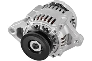 SINTLY 100211-1670 Alternator Fit for Kubota, Case 1838 6010, Compac Equipment Mfg. TA48, Corniver CT48s, 12V 40A CW 1-Groove Pulley, Replace# 16231-24011, 16241-64010, AND0212, P114682GT