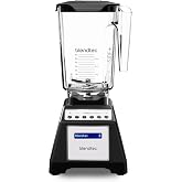 Blendtec Total Blender Classic (Black) &amp; 90oz* WildSide+ Jar | Powerful and Reliable Kitchen Blender; 10 Speeds with Pulse; Six Preprogrammed Cycles for One Touch Consistent Blends