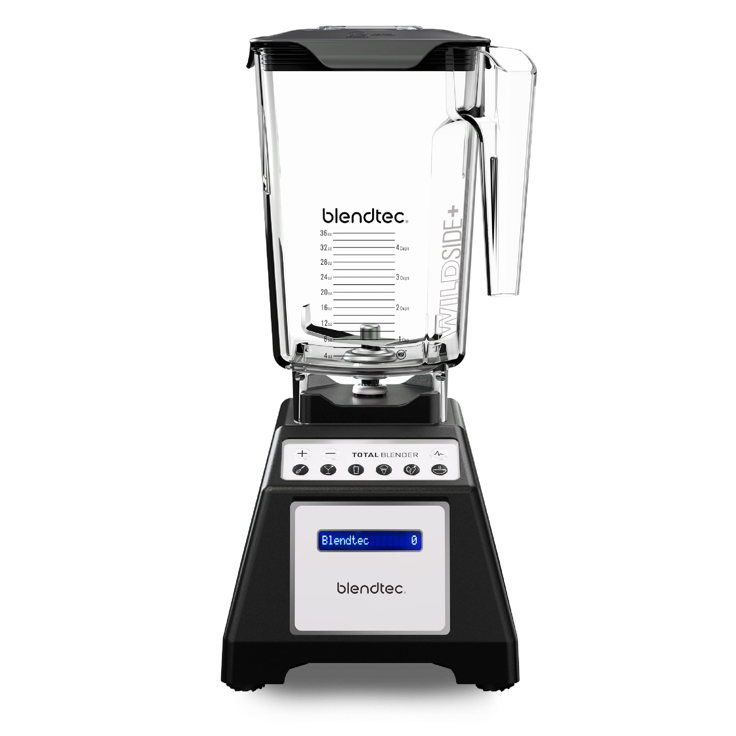 Blendtec Total Blender Classic (Black) & 90oz* WildSide+ Jar