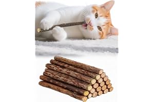 Natural Silvervine Chew Sticks for Cats - Ideal Dental & Interactive Toy