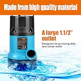 KATSU Garden Submersible Water Pump 400W with 10m 32mm Hose & Quick Connector view 8