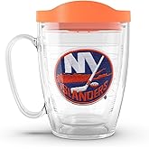 Tervis Made in USA Double Walled NHL New York Islanders Insulated Tumbler Cup Keeps Drinks Cold & Hot, 16oz Mug, Primary Logo