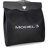 Motrobe Tesla Model 3 Trash Can Garbage Bag Hanging Magnetic Buckle Waterproof with LED Light 2016-2021