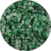 Natural Chip Stone Beads Green Aventurine 5-8mm About 400 Pieces Irregular Gemstones Healing Crystal Loose Rocks Bead Hole Drilled DIY for Bracelet Jewelry Making Crafting (5-8mm, Green Aventurine)