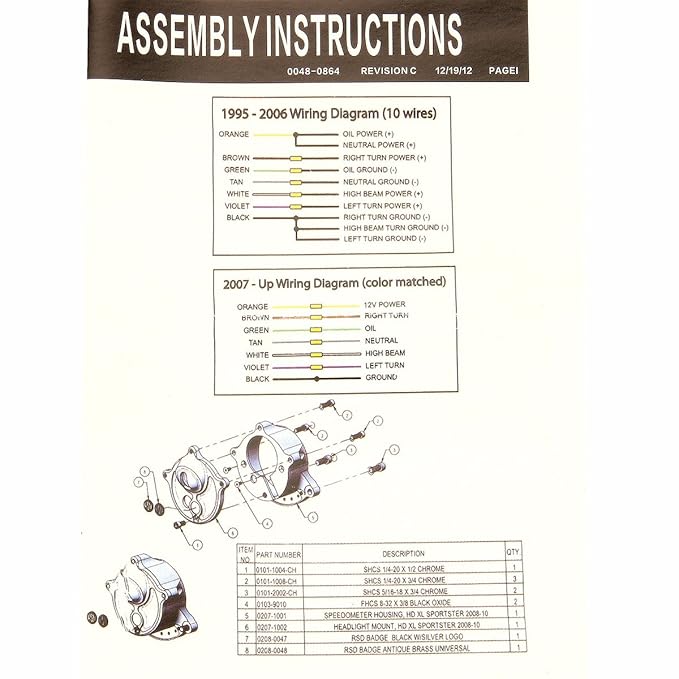 Wiring Diagram PDF: 2002 Sportster Wiring Diagram