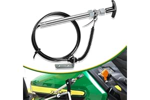 USVEHJ AM134404 Replace for John Deere Spout Control Input Cable, Chute Deflector Cable Fits JD 44 Inch Snow Blower on L 100 110 120 130 X 300 320 340 500 520 540 LA 100 110 120