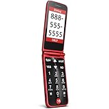 Jitterbug Flip Easy-to-Use Cell Phone for Seniors - Red by GreatCall