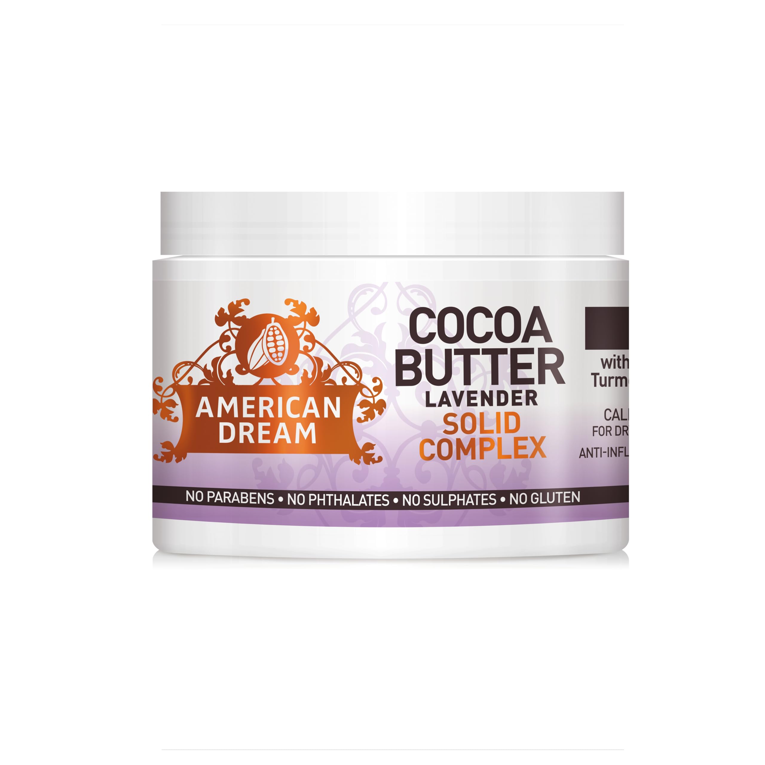 AMERICAN DREAM Lavender Cocoa Butter Solid Complex Infused with Lavender Oil and Vitamin E, 56 ml