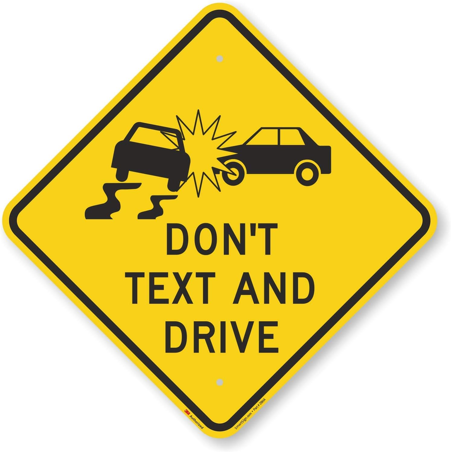 Industrial & Scientific Signs Reflective Sign Post Panel By SmartSign 3