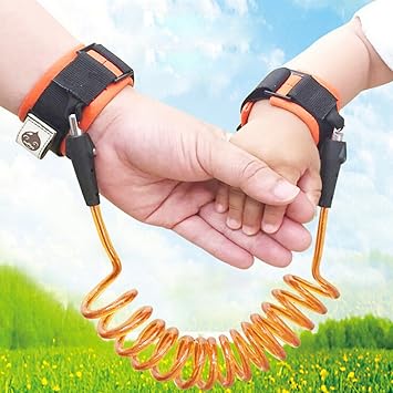 Amazon Jfq 子供手つなぎ 迷子防止縄 リストバンド 幼児 子供 安全