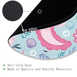 Cute Axolotls Round Mouse Pad, Small Mousepad for