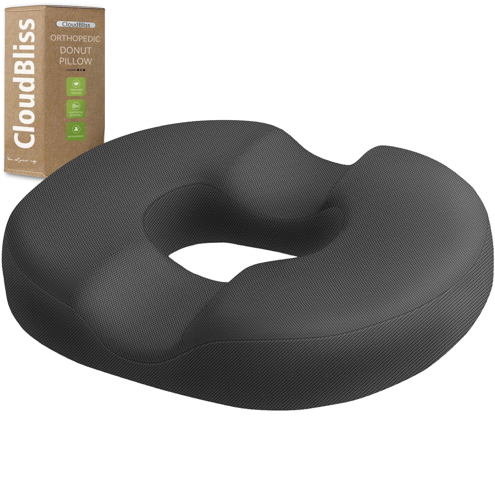 CloudBliss Donut Pillow Seat Cushion Chair Pad for