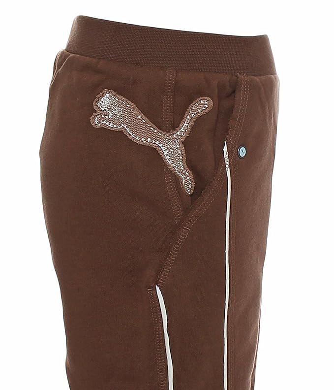 pantaloni puma bambino marrone