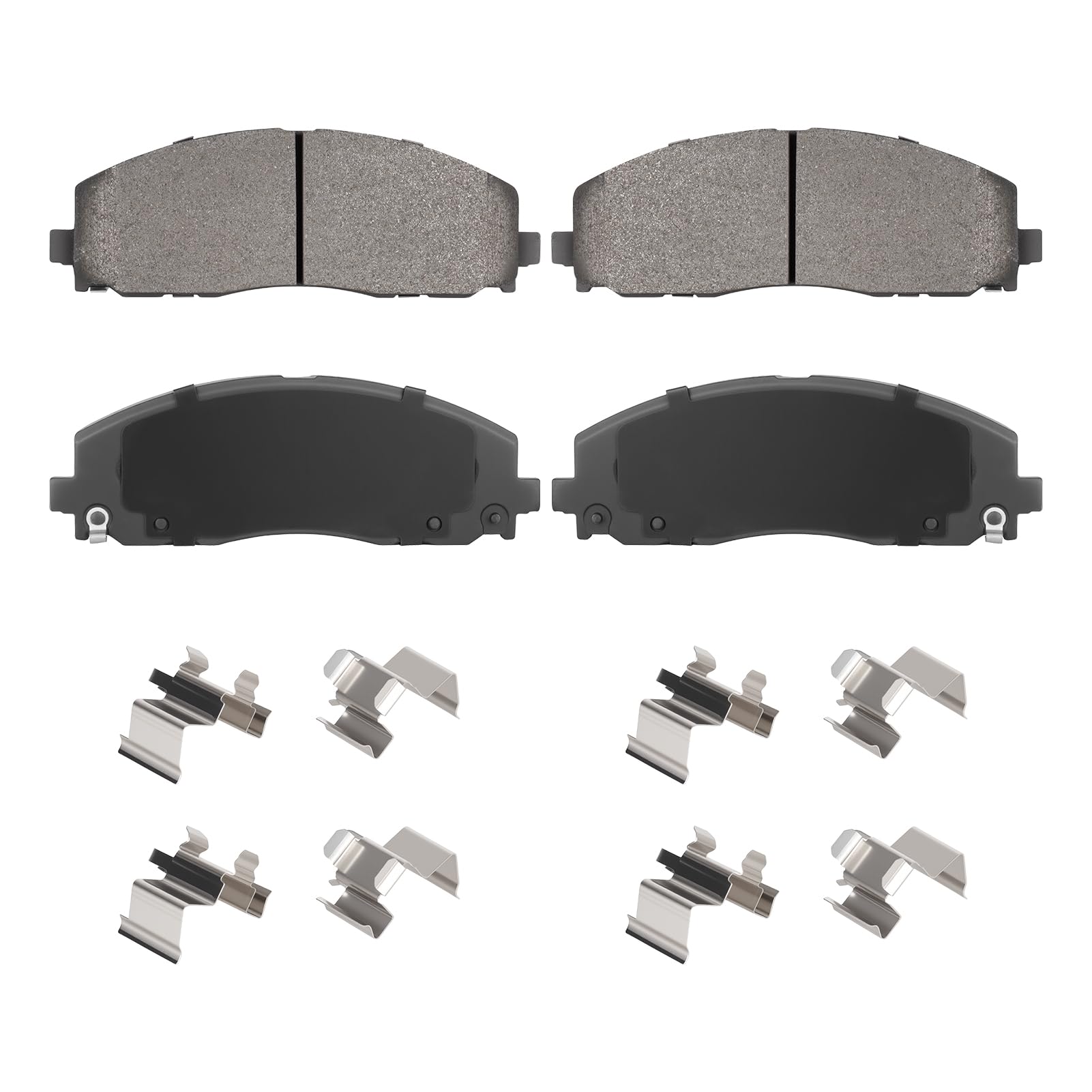 Photo 1 of Front Semi-Metal Brake Pads for Dodge Grand Caravan 12-20, for Chrysler Town & Country 12-16, Pacifica 17-24, Voyager 20-23, Journey 12-20, for Jeep Gladiator 20-23, Routan 12 13-14, 4PCS