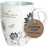 Pavilion Aunt Coffee Mugs - Mark My Words Auntie Mug with "Aunts Hold A Special Place In Your Heart" Text Design - Ceramic Coffee Cup for Aunties, Microwave & Dishwasher Compatible - Multicolor, 20 oz
