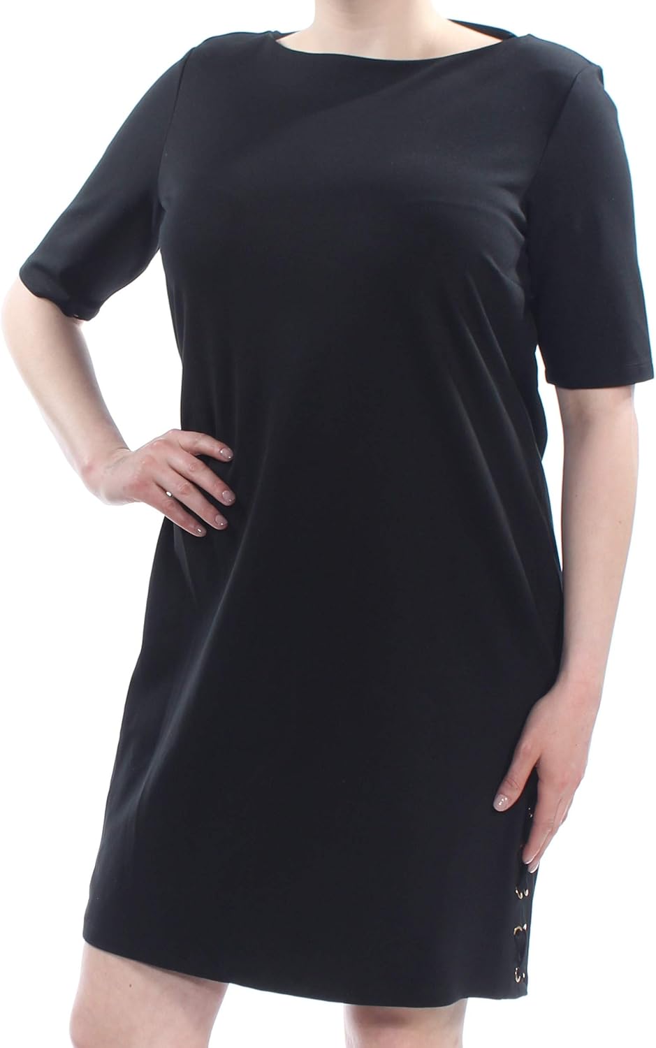 women's black shift dresses uk