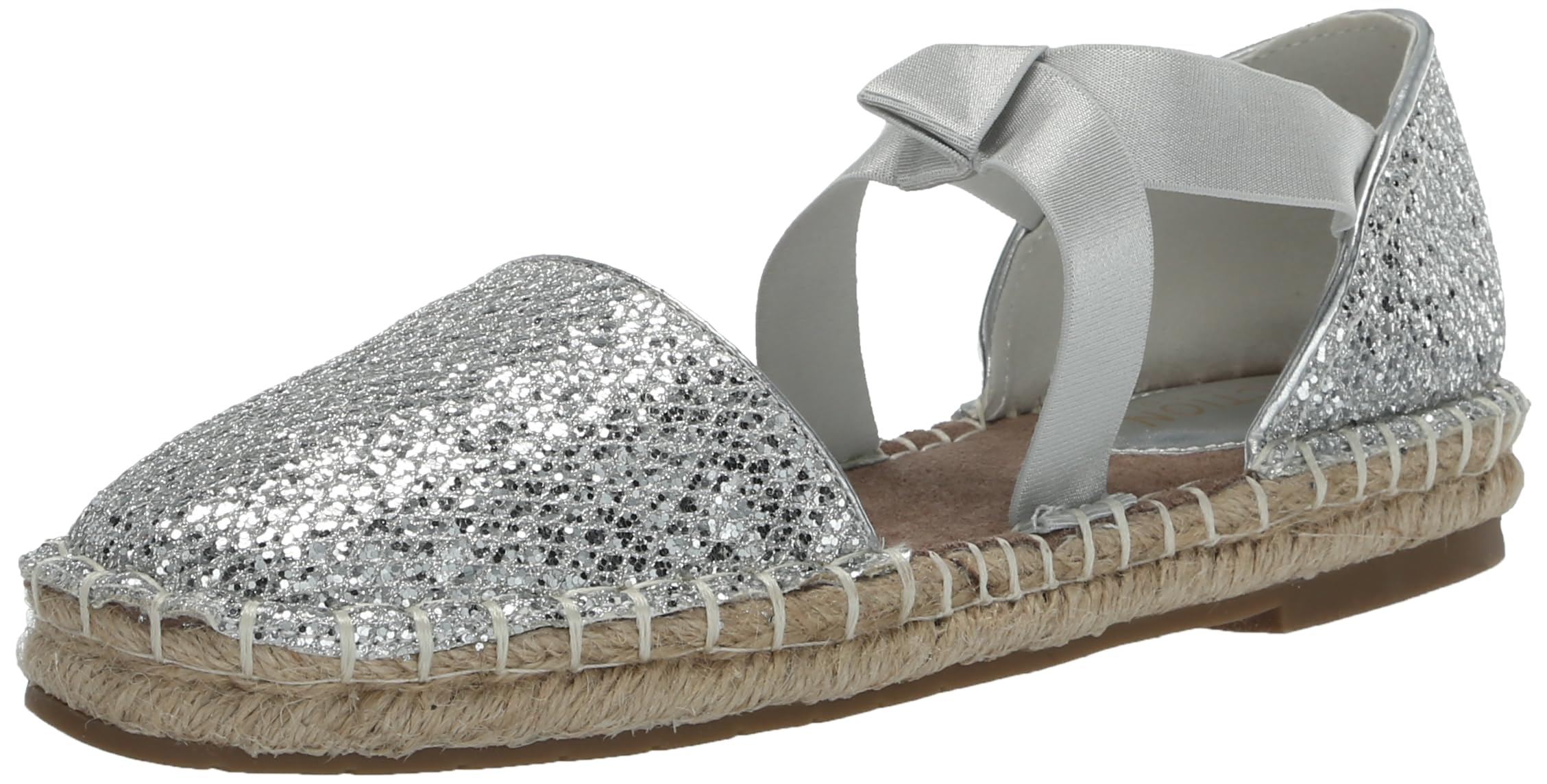 Kenneth Cole Reaction Women’s Women’s Luna Ballet Flat, Silver MESH, 9.5