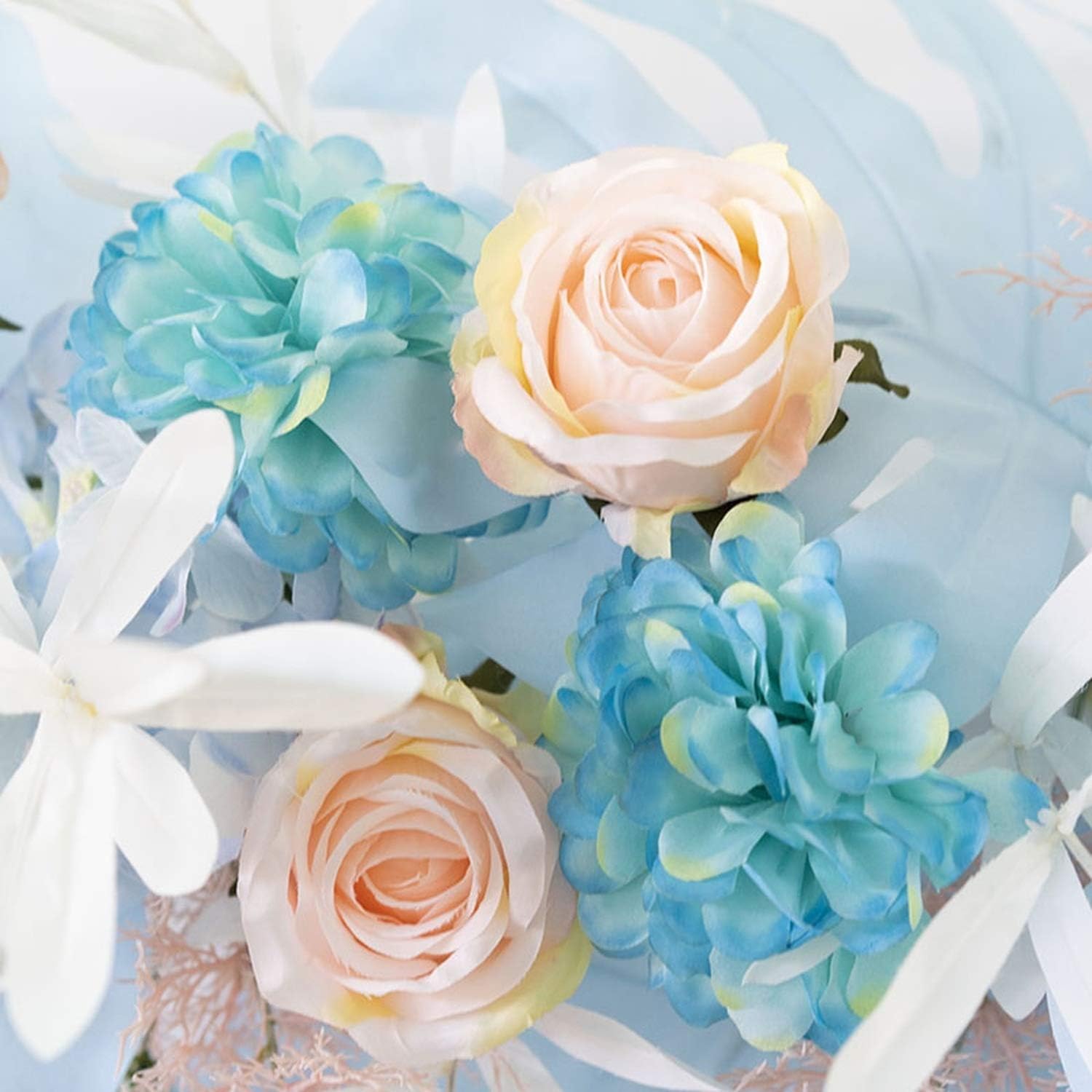 Amazon Com Heart To Heart Artificial Flower Arrangement Turtle Leaf Flower Row Roal Lead Arch Diy Wedding Backdrop Arch Decor Flower Wall Design Pink Kitchen Dining