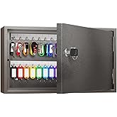 WeHere Key Lock Box Wall Mount(96 Keys),Key Cabinet Security - View #4