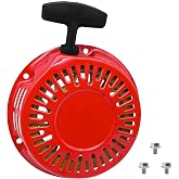 Strongthium GX160 GX200 Pull Start Recoil Starter Assembly | for Honda Predator Rato 212cc 196cc 6.5HP 7HP Go Kart Mini Bike Generators Red