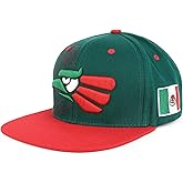 Hecho En Mexico Eagle 3D Embroidered Flat Bill Snapback Cap