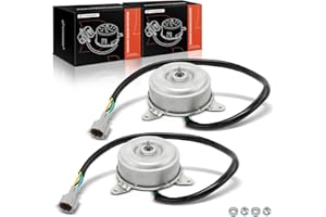 A-Premium Engine Radiator Cooling Fan Motor Compatible with Infiniti G35 2003-2007 & Nissan 350Z 2003-2009, 3.5L, 2-PC Set, R