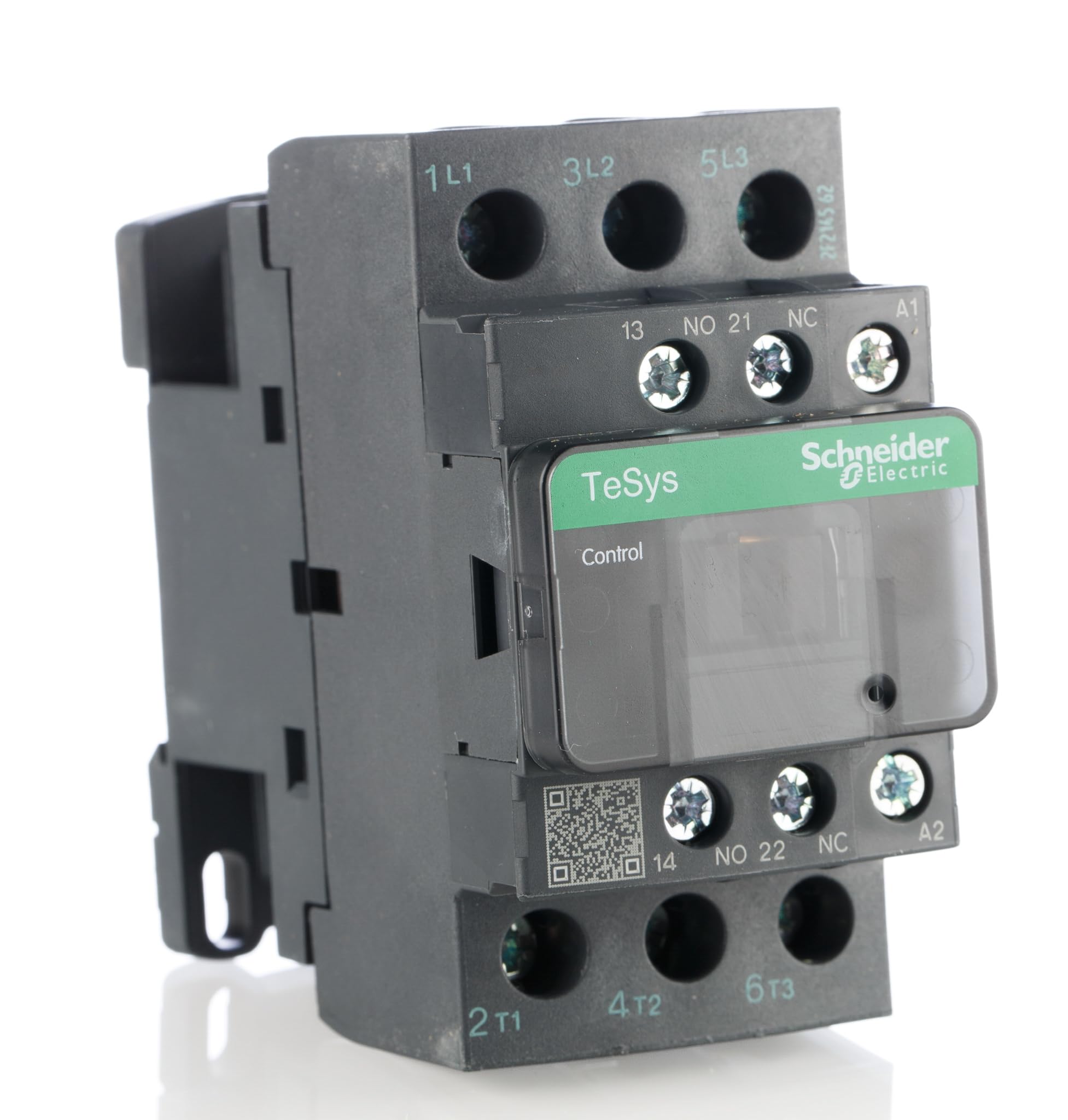Photo 1 of SCHNEIDER ELECTRIC LC1D25B7 CONTACTOR, 3PST-NO, 24VAC, 40A, DIN RAIL