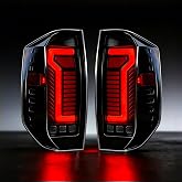 Daikokuya Sequential Led tail lights Fit for 2014 2015 2016 2017 2018 2019 2020 2021 Toyota Tundra Starting Animated Rear Lights Assembly 1 Pair Smoked