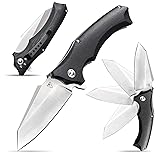 Eafengrow Snake Head G10 Folding Camping Knives Use