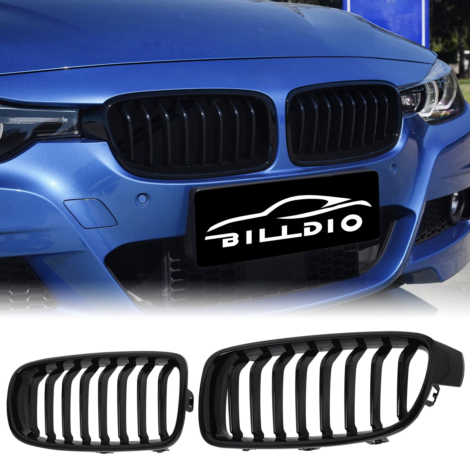 BILLDIO F30 Grille - Black Kidney Single slats