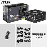 MSI MAG A750GLS 750W ATX 3.1 PSU 80 PLUS Gold PCIe 5.1 Native 12V-2x6 view 7