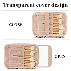 OCHEAL Makeup Bag, Portable Cosmetic Bag, Large