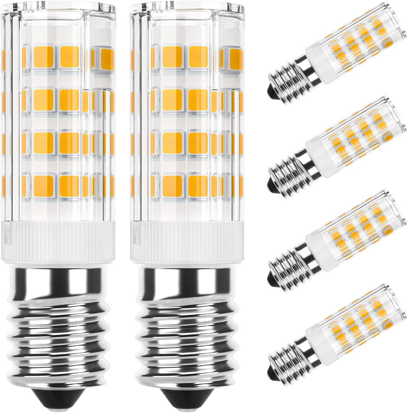 DiCUNO E14 Cooker Hood LED Bulb 3W, 30W Halogen Equivalent, 280LM, Warm White 2700K, E14 Ceramic Base
