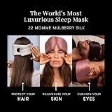 Drowsy Silk Sleep Mask Face-Hugging Padded Silk Cocoon Black Jade view 5
