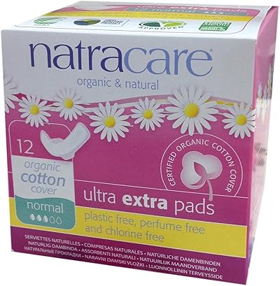(3 Pack) Natracare Ultra Extra Pads Regular with Organic Cotton 36 Pads