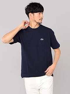 Pique Drop Tail Pocket Tee 112-12-1095: Navy