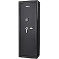 BARSKA AX13328 Digital Keypad 14 Position Rifle Security Safe 7.87 Cubic Ft, Black