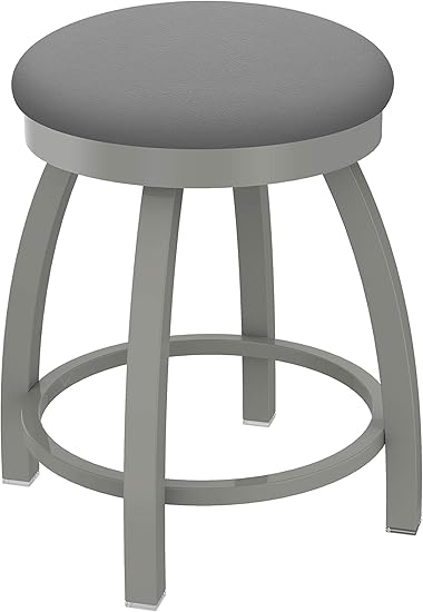 Amazon Com Holland Bar Stool Co 80218an007 802 Misha Vanity Stool 18 Seat Height Canter Folkstone Grey Furniture Decor