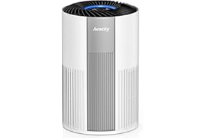 5-in-1 H13 HEPA Aeocky Air Purifier for Home with Washable Pre-Filter, Aroma box, Quiet portable air purifier for Pollen, Smoke, Dust, for Bedroom, Desktop, Small room