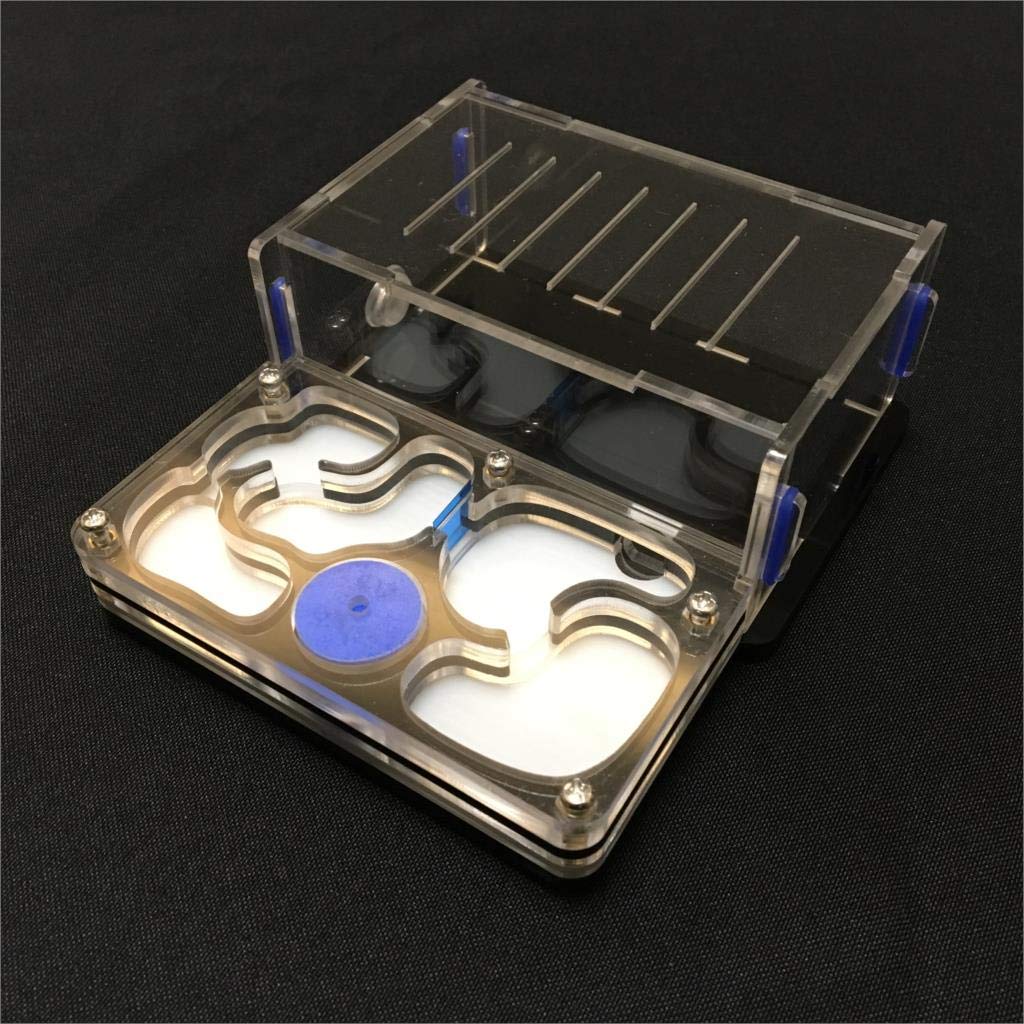 M Plane Moisture with Feeding Area ant nest, Acrylic, Insect ant Villa pet Advanced Mania for House Ants (Black)