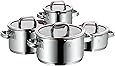 WMF Function 4 Topfset, 4-teilig, mit Glasdeckel, Kochtopf
