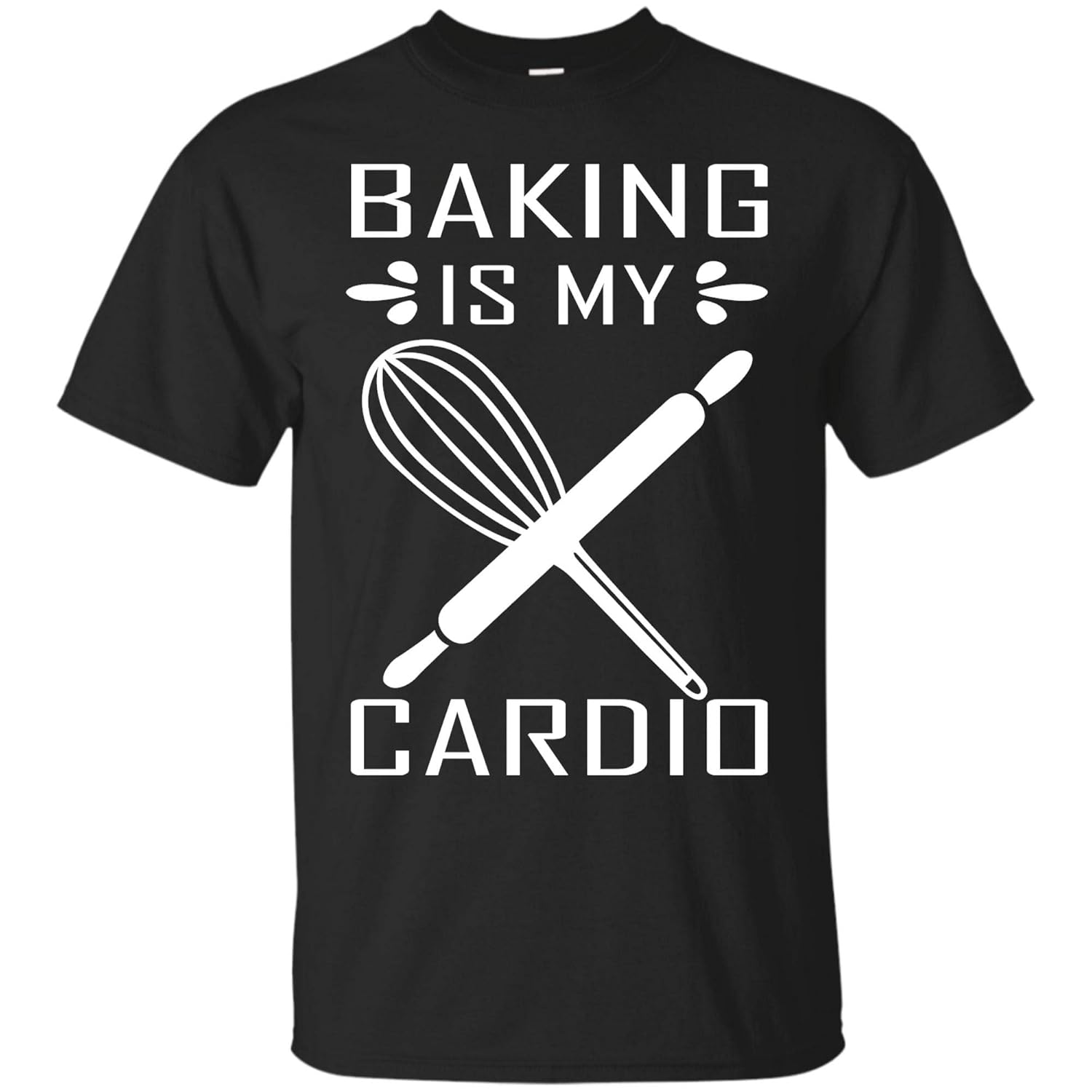 Baking Is My Cardio T Shirt Gift For Baker Zelite
