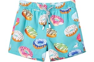 SURF CUZ Boys Swim Trunks Toddler Swim Shorts UPF 50+ Bathing Suit for Boys Swimsuit Quick Dry Boy Beach Boardshorts Swimwear