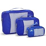 Eagle Creek Pack-It Original Packing Cubes Set XS/S/M - Durable, Ultra-Lightweight Fabric Suitcase Organizers with 2-Way Zipp