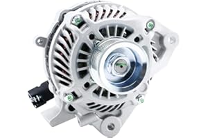 BDELI Alternator 11176N Replacement New for 1.8L L4 2006-2011 Honda Civic, 7-Groove Pulley, 80A 12V, 11176, 31100RNAA01, 31100RNAA01RM, 31100RNAA012M2, AHGA67, A002TC1391, SB347, LRA3157
